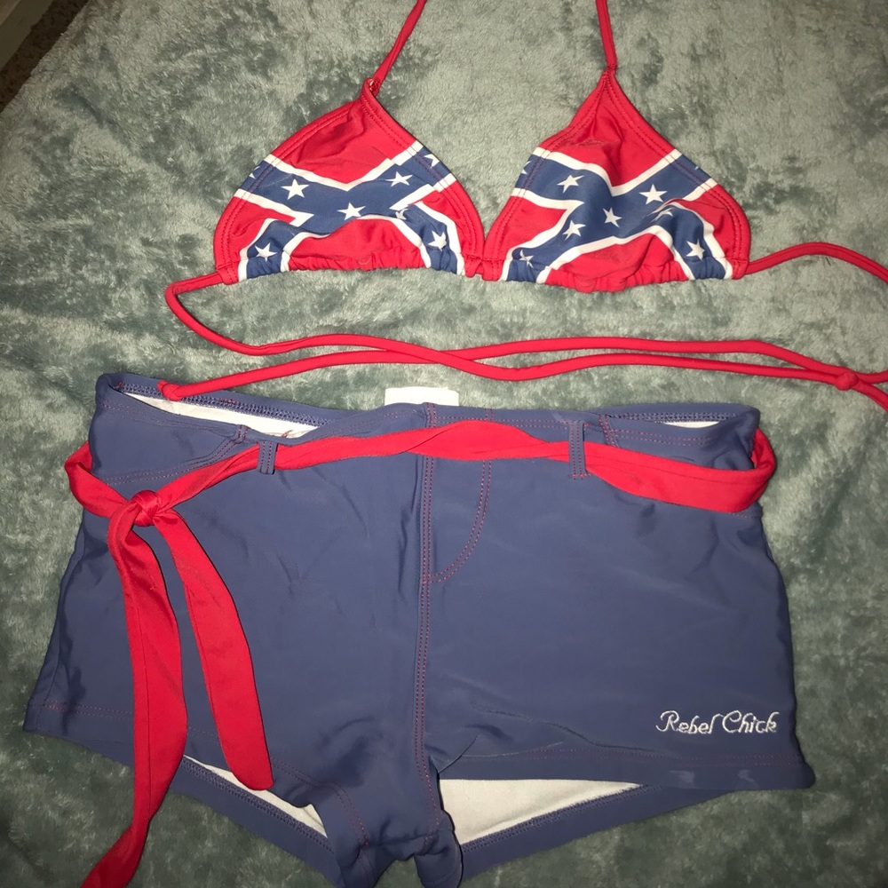 Rebel flag bathing suit